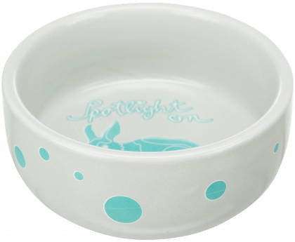 Trixie Ceramic Bowl - kerámia tál (pöttyös, többféle színben) nyulak részére (250ml /Ø11cm)