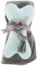 Trixie Puppy Set - Plüss játék és takaró szett (szürke) kölyökkutyák számára (3 részes)