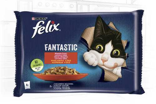 Felix Fantastic (marha,csirke) aszpikban (4x85g)