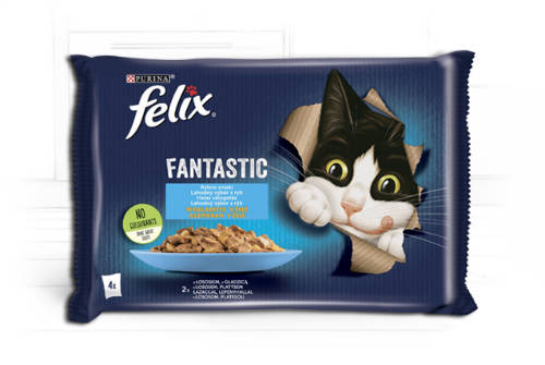 Felix Fantastic (lazac,cukkini,pisztráng,zöldbab) aszpikban (4x85g)