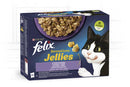 Felix Sensations Jellies (bárány,pulyka,makréla,hering) vegyes válogatás aszpikban (12x85g)