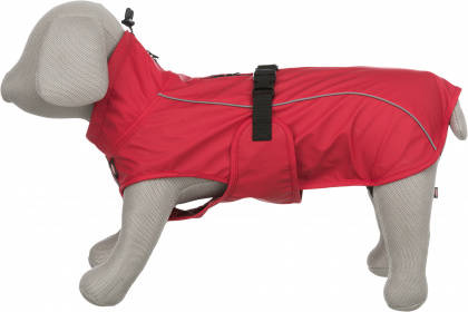 Trixie Dog raincoat Vimy - esőkabát (piros) kutyák részére (L) 55cm