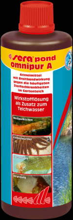 Sera Pond Omnipur A - gyógyhatású készítmény tavi halak számára (500ml)