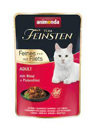 Animonda Vom Feinsten Feines mit Filets - nedvestáp (marhahús,pulykamell filé) macskák részére (85g)