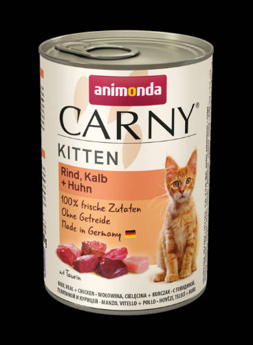 Animonda Carny Adult (marha,borjú, csirke) konzerv - Felnőtt macskák részére (400g)