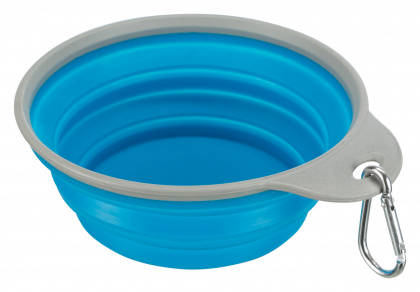 Trixie Travel Bowl - tál (szilikon, összecsukható) kutyák részére (0,5l /Ø14cm)