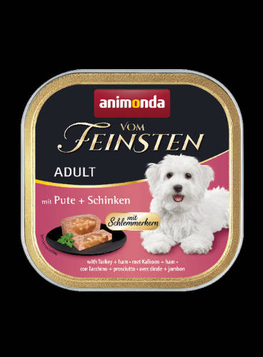 Animonda Vom Feinsten Gourmet (pulyka,sonka) alutálkás - Felnőtt kutyák részére (150g)