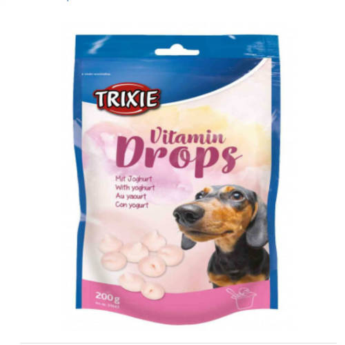 Trixie Vitamin Drops with Yoghurt - jutalomfalat (joghurt) 200g