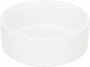 Trixie Ceramic Bowl - kerámia tál (nyomott mintával, fehér) kutyák részére (0,4l/13cm)