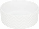 Trixie Ceramic Bowl - kerámia tál (nyomott mintával, fehér) kutyák részére (1,6l/20cm)