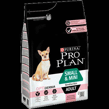PRO PLAN Small & Mini Adult OPTIDERMA (lazac) - száraztáp - felnőtt kutyák részére (700g)