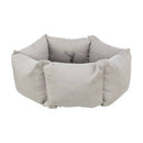 Kifutó termék:Trixie Leni Bed - kerek, peremes fekhely (homokszín, szűrke) kutyák részére (ø55cm)