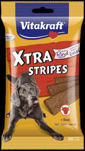 Vitakraft Xtra Stripes - jutalomfalat (marha) kutyák részére (200g)