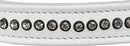 Trixie Collar with Rhinestones - nyakörv strasszokkal (fehér) kutyák részére (S-M) 27-33cm/15mm