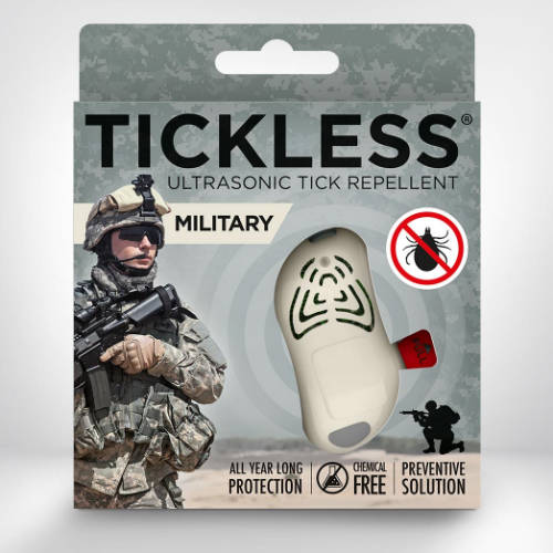 TICKLESS Military - ultrahangos kullancsriasztó készülék rendvédelmi szervezetek számára (bézs)