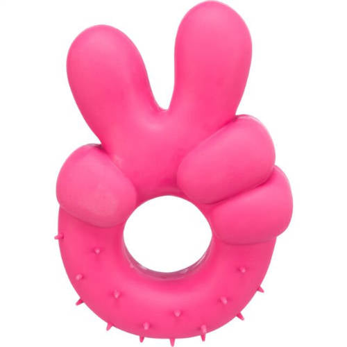 Trixie Peace hand sign - játék (latex) kutyák részére (14cm)