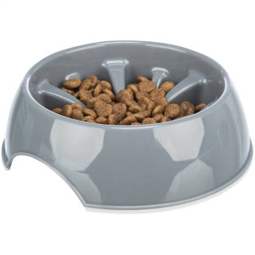 Trixie Slow Feeding Plastic Bowl - evést lassító tál (vegyes színekben) kutyák részére (1,4l/Ø25cm)
