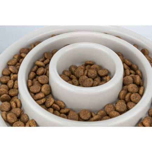 Trixie Ceramic Bowl -evést lassító tál (műanyag/TPR) kutyák részére (0,45l/23cm), szürke