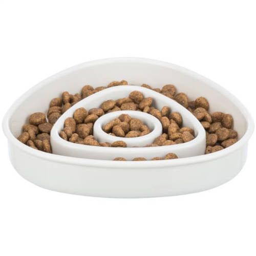 Trixie Slow Feeding Plastic Bowl - evést lassító tál (vegyes színekben) macskák részére (0,35l/Ø15cm)