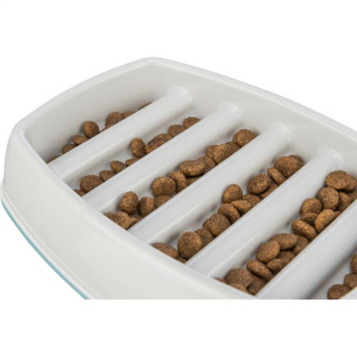 Trixie Ceramic Bowl -evést lassító tál (műanyag/TPR) kutyák részére (0,25l/21×14cm), szürke