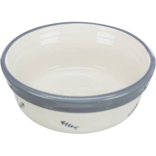 Trixie Ceramic Bowl - kerámia tál (halcsont minta) Ø12cm/0,3l