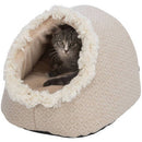 Trixie Boho Cave - plüss barlang (bézs) macskák részére (35x26x41cm)