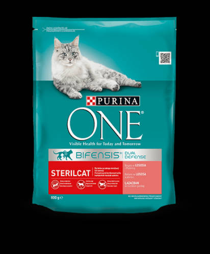 Purina ONE Sterilcat Bifensis (lazac,búza) száraztáp ivartalaníított felnőtt macskák részére (800g)