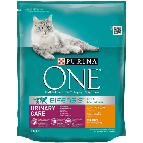 Purina ONE Urinary Care Bifensis (csirke,gabona) száraztáp macskák részére (800g)