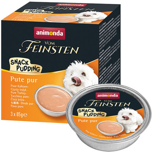 Animonda Vom Feinsten Gourmet (pulykás puding) alutálkás - Felnőtt kutyák részére (3x85g)
