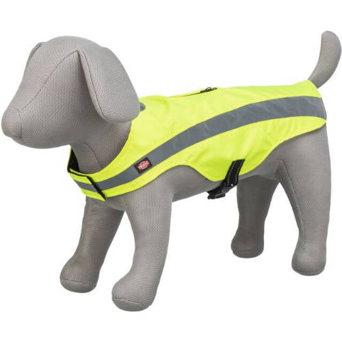 Trixie Safety Vest - Biztonsági mellény (neon sárga,fényvisszaverő) kutyák részére (S) 40cm