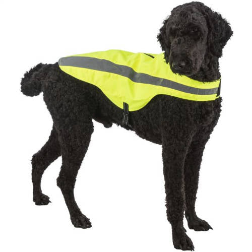 Trixie Safety Vest - Biztonsági mellény (neon sárga,fényvisszaverő) kutyák részére (M) 50cm