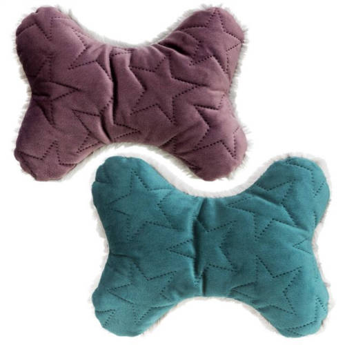 Trixie Xmas Toy bone - plüss játék (csillag mintával, két féle színben) kutyák részére (20cm)