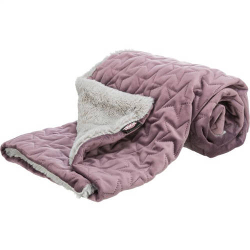 Trixie Estelle Blanket - takaró (bordó,berry/szürke) kutyák részére (100x70cm)