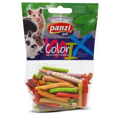 Panzi Rodent Color Mix csemege - kiegészítő eleség kistestű rágcsálók részére (75g)