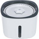 Trixie Drinking Fountain Flower - ivókút (szürke/fehér) kutyák és macskák részére (2,5l/18,5x13x18,5cm)