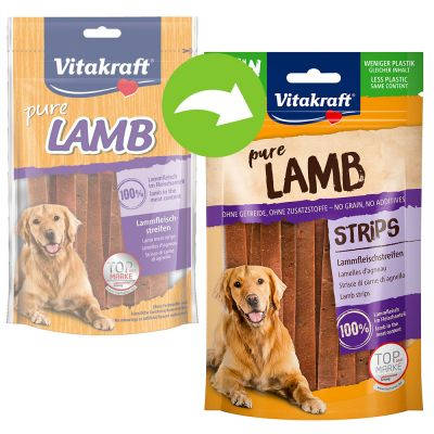 Vitakraft Pure Lamb Strips - jutalomfalat (bárány) kutyák részére (80g)
