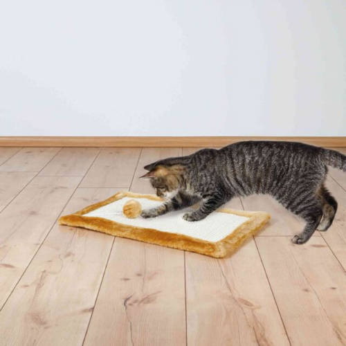 Trixie Scratching Mat - kaparó szönyeg (natúr/barna) macskák részére (55x35cm)