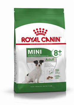 Royal Canin Adult 8+ (Mini 1-10kg) - Teljesértékű eledel kutyák részére (800g)