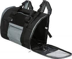 Trixie Connor Backpack - hátizsák (fekete,szürke) kistestű állatok szállításához (42x29x21cm)