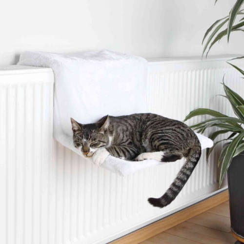 Trixie Radiator Bed - radiátor fekhely (gyapjú-fehér) macskák részére (45×24×31cm)
