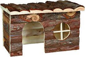Trixie Jerrik Ház - Fából készült odú csincsillák és tengerimalacok részére (28x16x18cm)