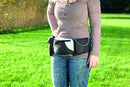 Trixie Baggy Belt - övtáska jutalomfalat tartóval -fekete/szürke (62-125cm)