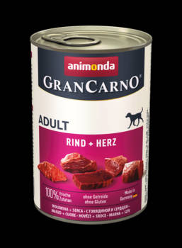 Animonda GranCarno Adult (marha,szív) konzerv - Felnőtt kutyák részére (400g)