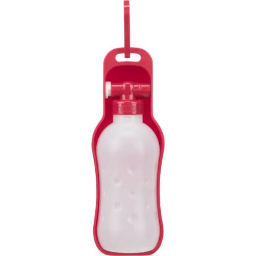 Trixie Bottle with Bowl - itatós palack (fekete,piros színben) kutyák részére (0,7l)