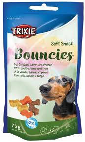Trixie Soft Snack Bouncies - puha jutalomfalat (szárnyas,bárány,pacal) kutyák részére (75g)