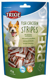 Trixie Premio Fish Chicken Stripes - jutalomfalat (csirke,hal) kutyák részére (75g)