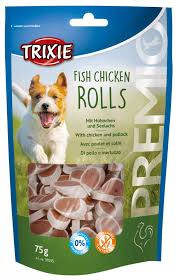 Trixie Premio Fish Chicken Rolls - jutalomfalat (csirke,hal) kutyák részére (75g)