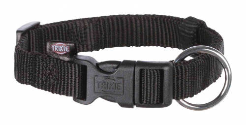 Trixie Classic nyakörv - fekete (M-L) 35-55cm/20mm