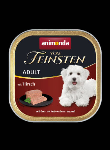 Animonda Vom Feinsten Adult (szarvas) alutálkás - Felnőtt kutyák részére (150g)