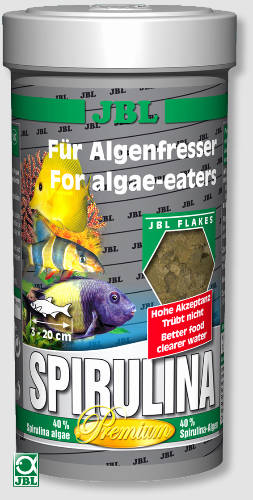 JBL Spirulina - lemezes díszhaltáp algaevők részére (16g/100ml)